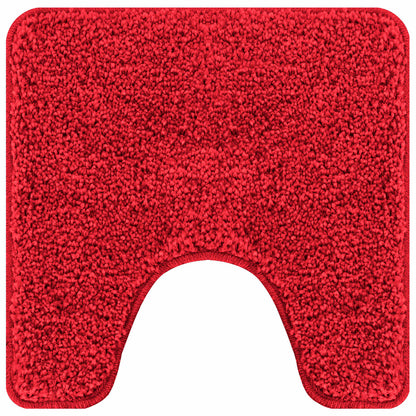 Antislip Badmat Set 3 pcs Rood PP