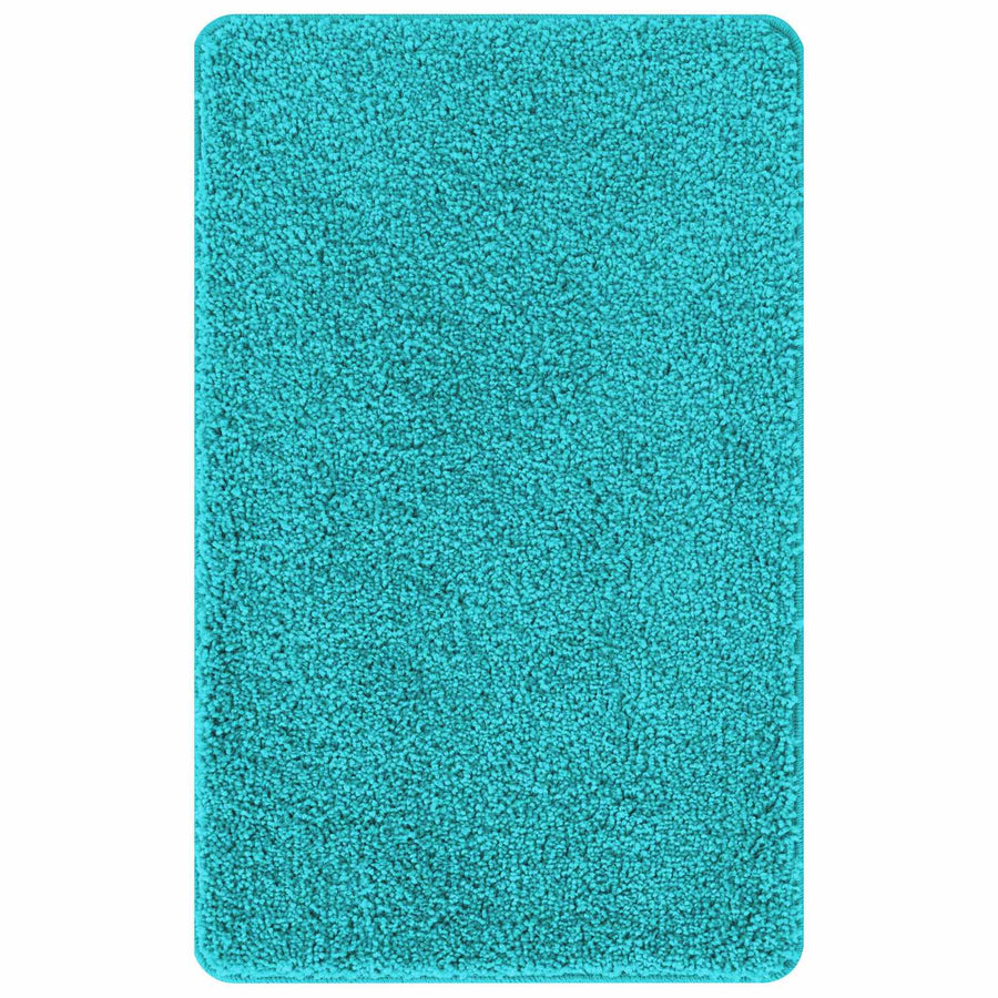 Antislip Badmat Set 3 pcs Turquoise PP