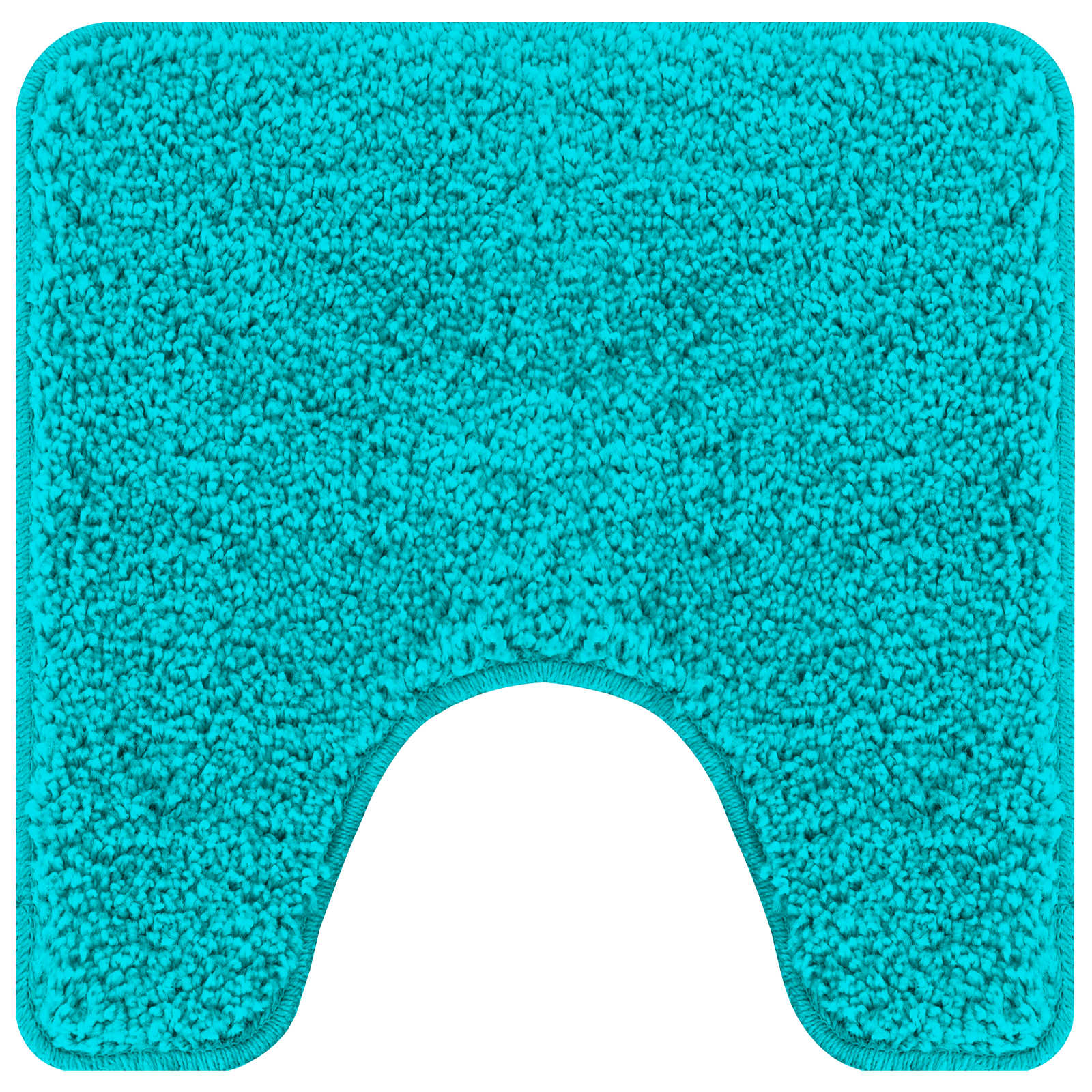 Antislip Badmat Set 3 pcs Turquoise PP