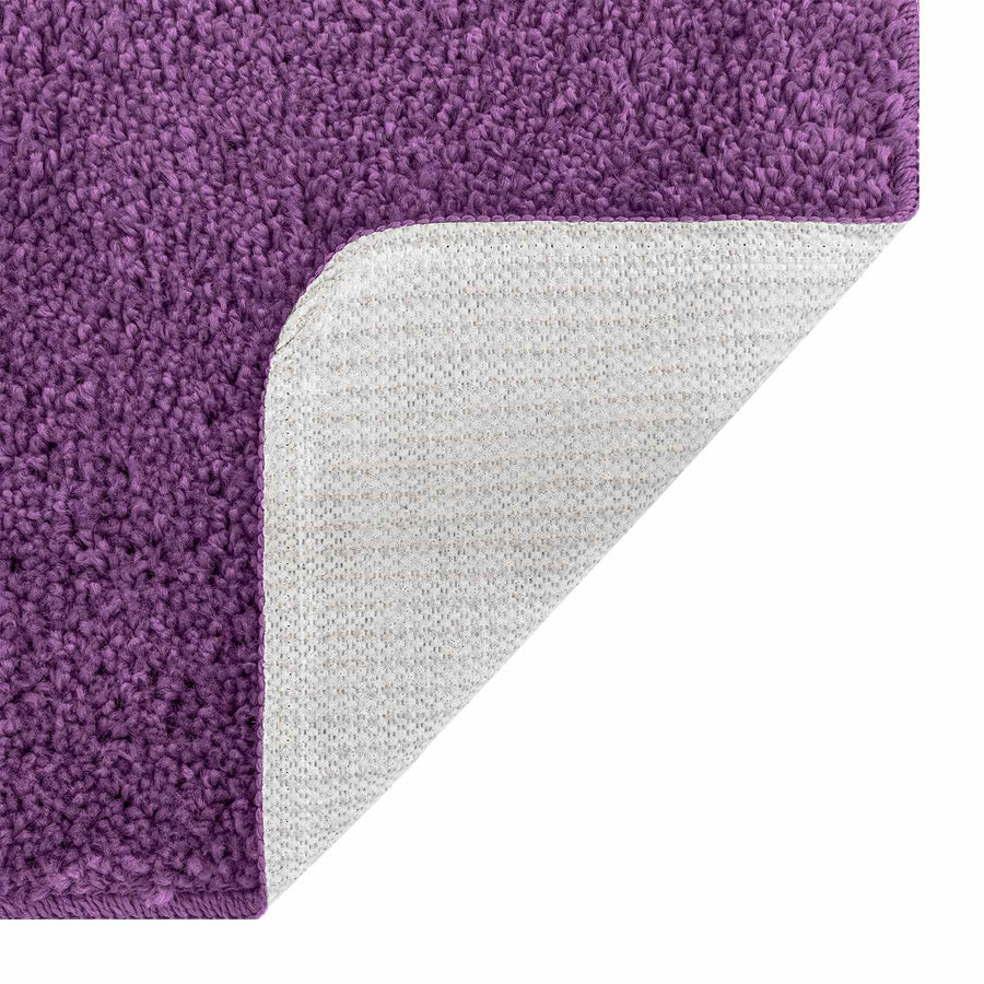 Antislip Badmat Set 3 pcs Paars PP