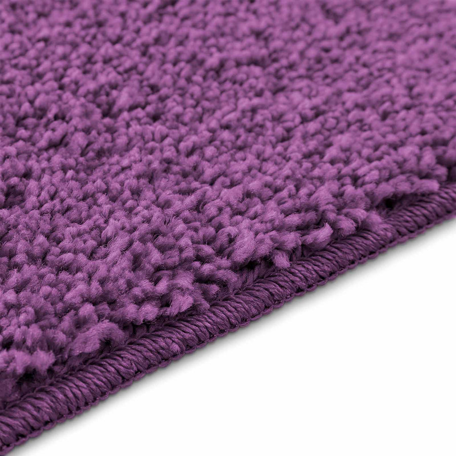 Antislip Badmat Set 3 pcs Paars PP