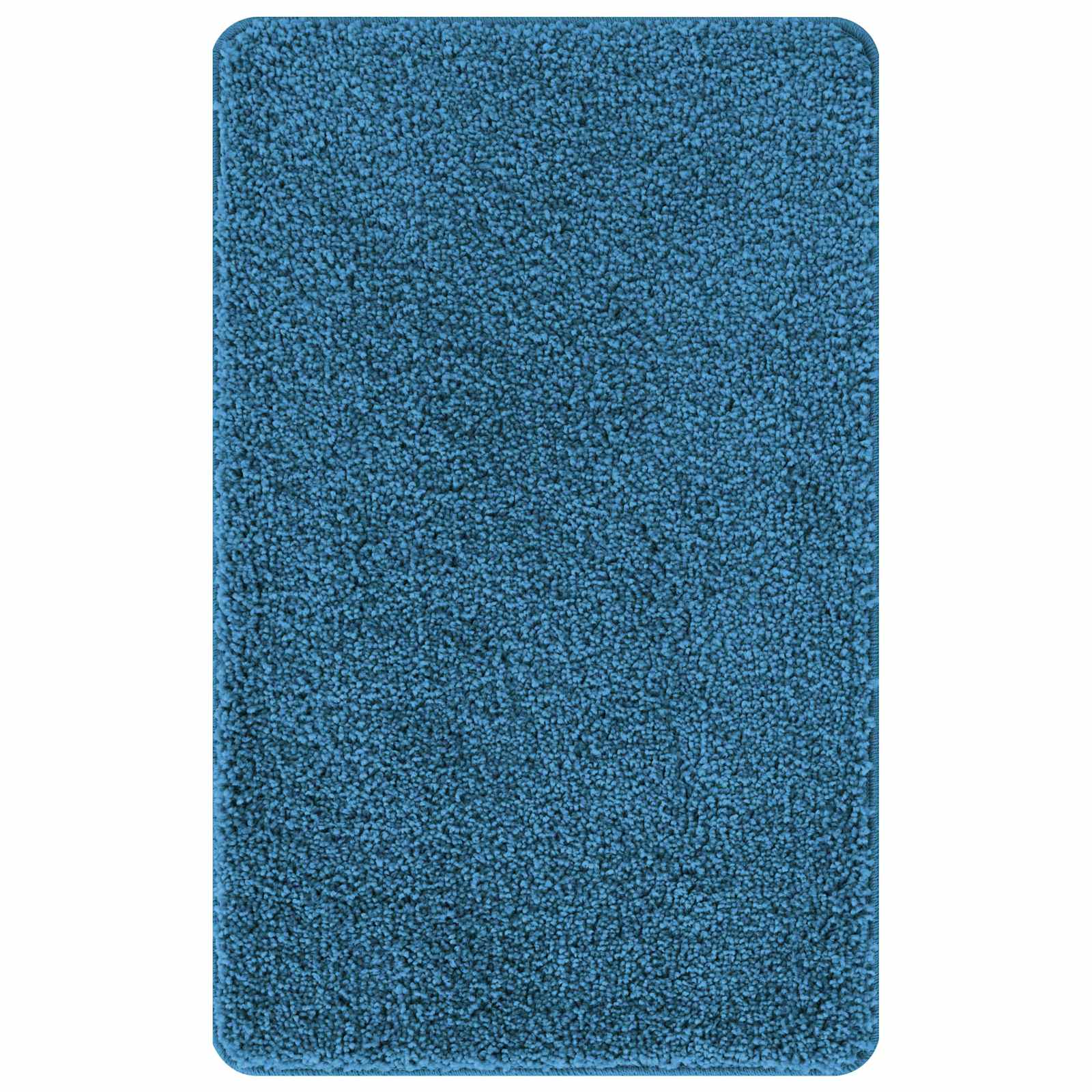 Antislip Badmat Set 3 pcs Blauw PP