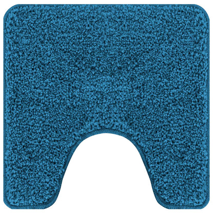 Antislip Badmat Set 3 pcs Blauw PP