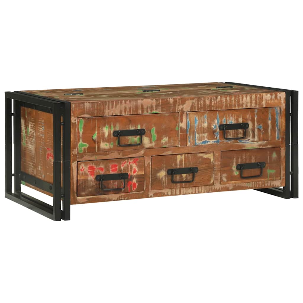 Salontafel Bruin 90 x 50 x 38 cm massief gerecycled hout