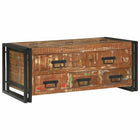 Salontafel 90x50x38 cm massief gerecycled hout