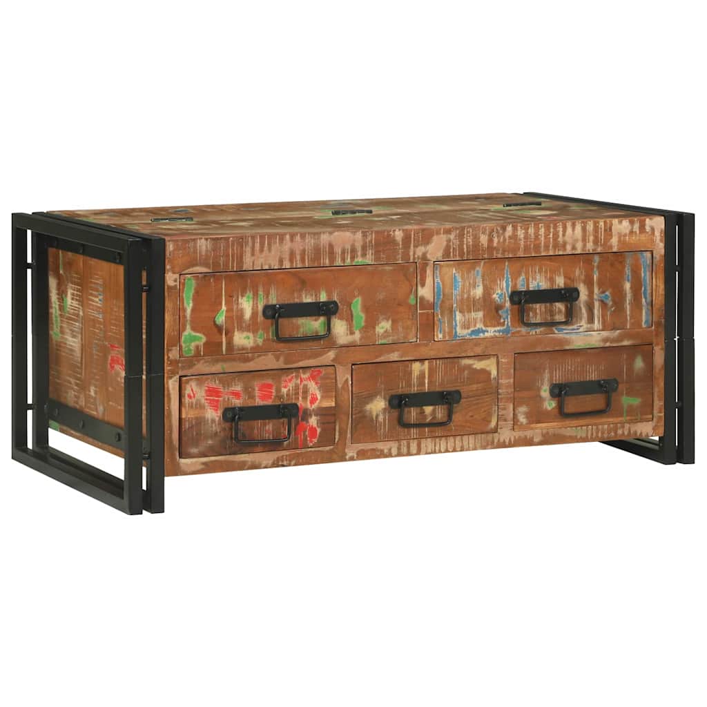 Salontafel Bruin 90 x 50 x 38 cm massief gerecycled hout