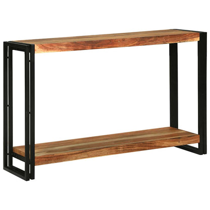 Wandtafels met plank Bruin 120 x 33 x 75 cm Massief acaciahout