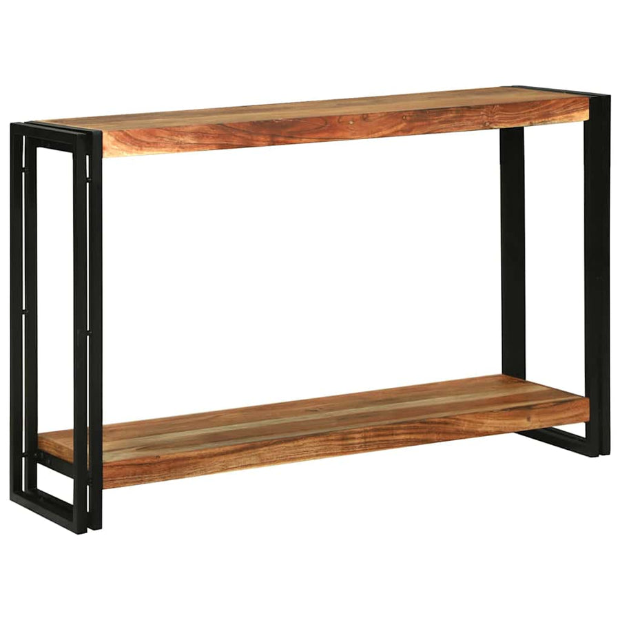 Wandtafels met plank Bruin 120 x 33 x 75 cm Massief acaciahout