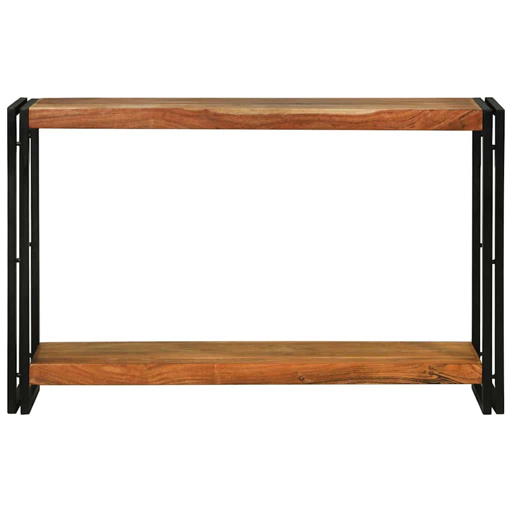 Wandtafels met plank Bruin 120 x 33 x 75 cm Massief acaciahout