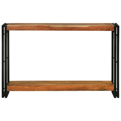 Wandtafels met plank Bruin 120 x 33 x 75 cm Massief acaciahout
