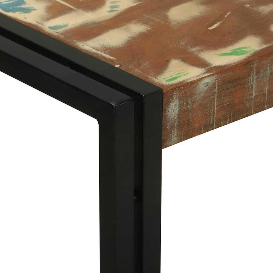 Wandtafels Multikleur 120 x 33 x 75 cm massief gerecycled hout