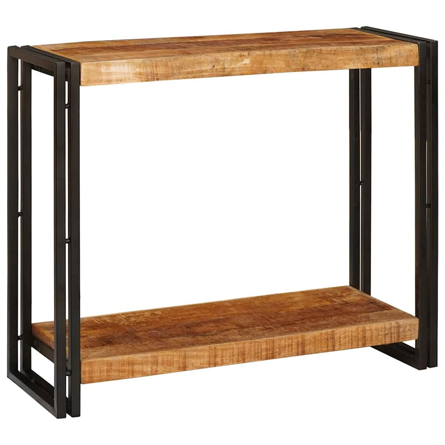 Wandtafels Bruin 90 x 33 x 75 cm Massief ruw mangohout
