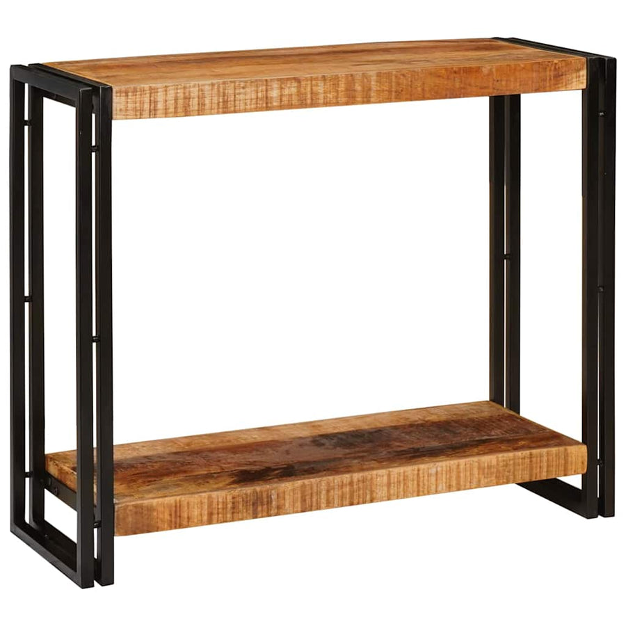Wandtafels Bruin 90 x 33 x 75 cm Massief ruw mangohout