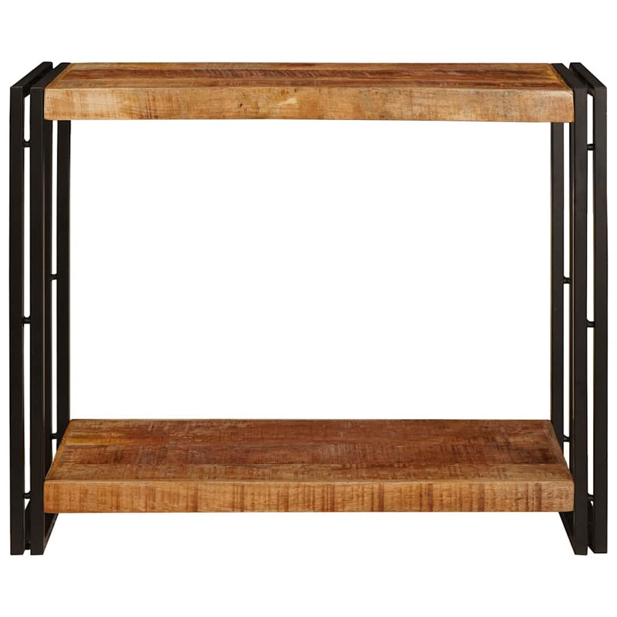 Wandtafels Bruin 90 x 33 x 75 cm Massief ruw mangohout