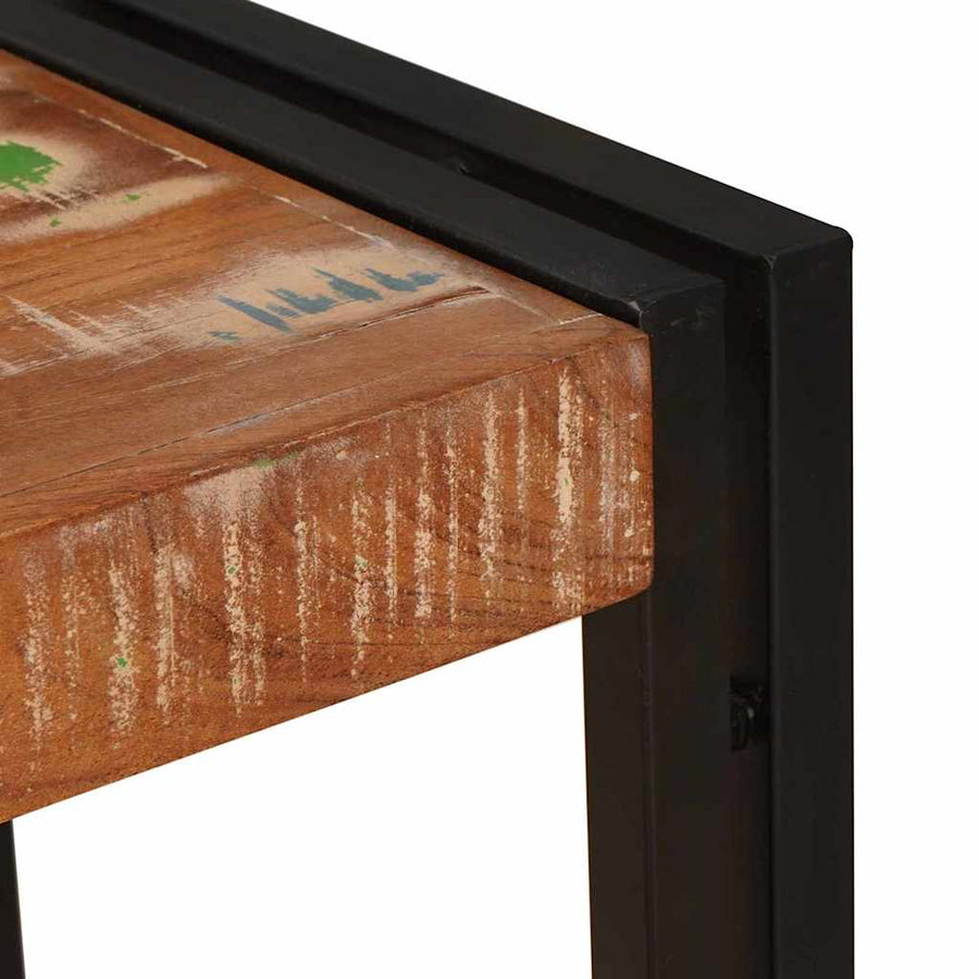 Wandtafels Multikleur 90 x 33 x 75 cm massief gerecycled hout