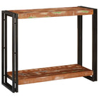 Console Table Multicolour 90 x 33 x 75 cm Solid Reclaimed Wood