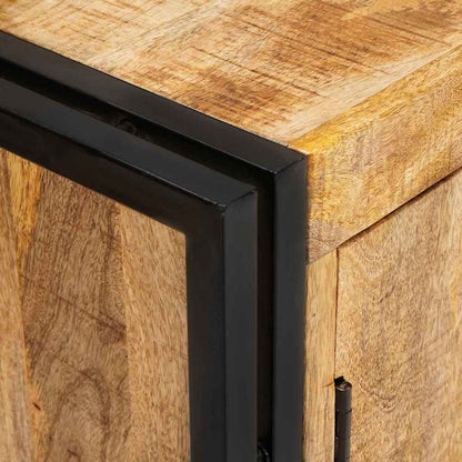 Dressoir Bruin 80 x 33 x 70 cm massief mangohout