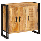 Dressoir Bruin 80 x 33 x 70 cm massief mangohout