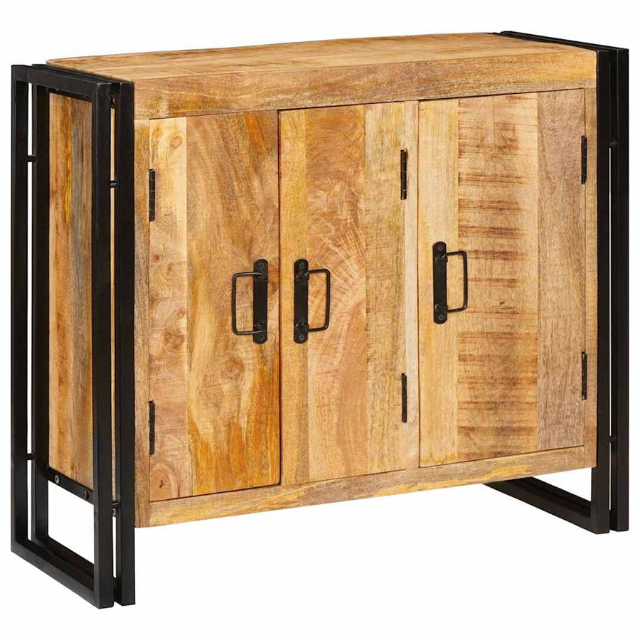 Dressoir Bruin 80 x 33 x 70 cm massief mangohout