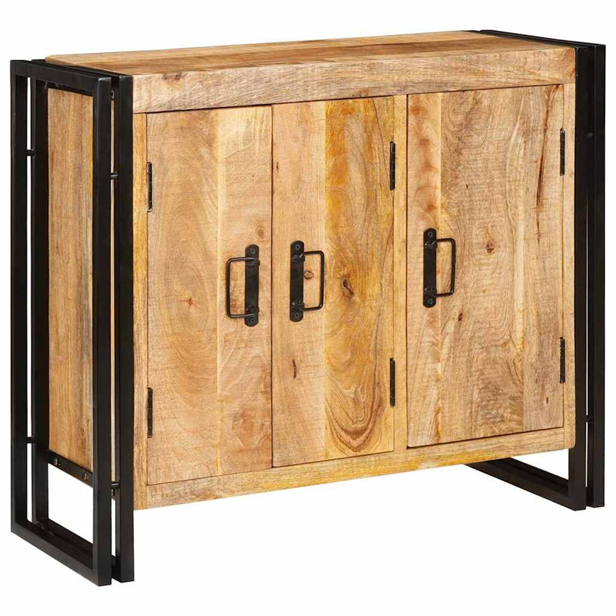 Dressoir Bruin 80 x 33 x 70 cm massief mangohout
