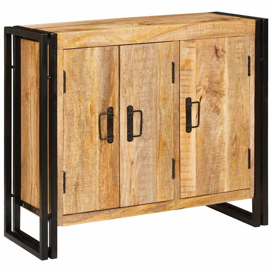 Dressoir Bruin 80 x 33 x 70 cm massief mangohout