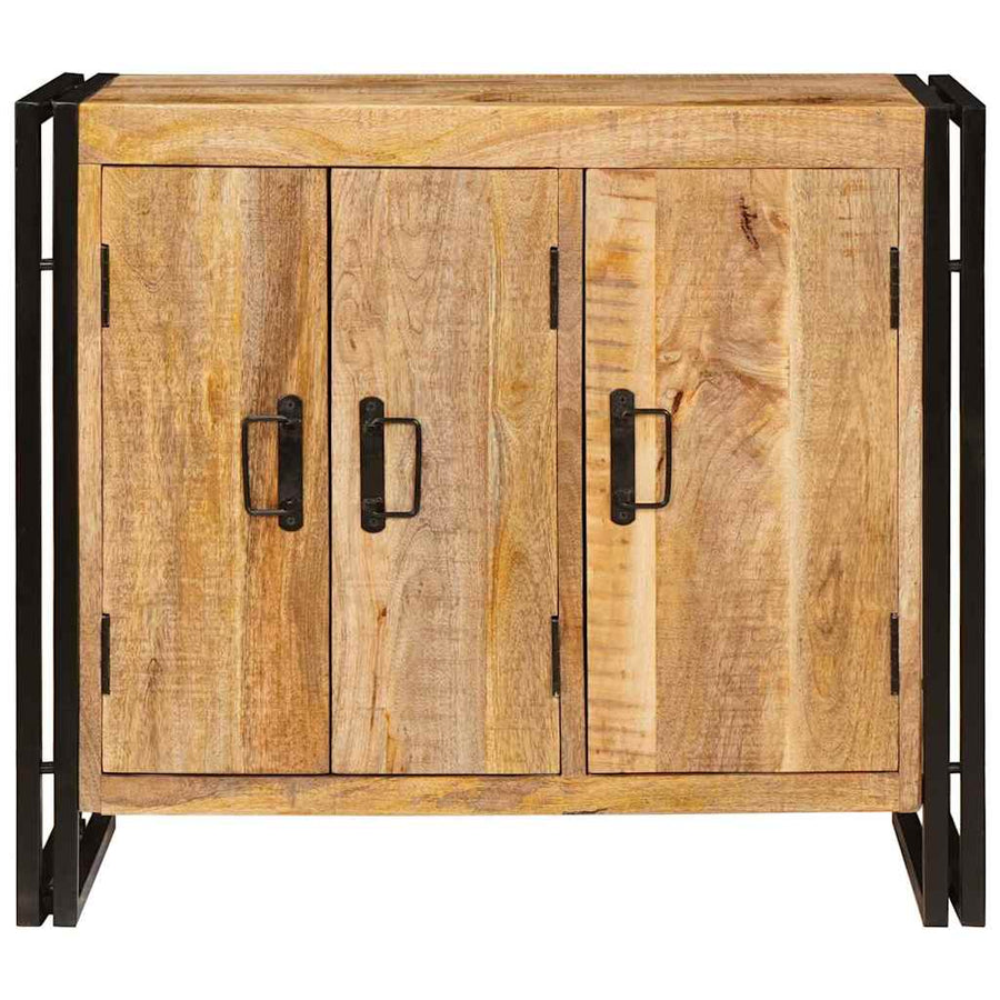 Dressoir Bruin 80 x 33 x 70 cm massief mangohout