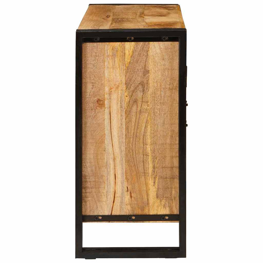 Dressoir Bruin 80 x 33 x 70 cm massief mangohout