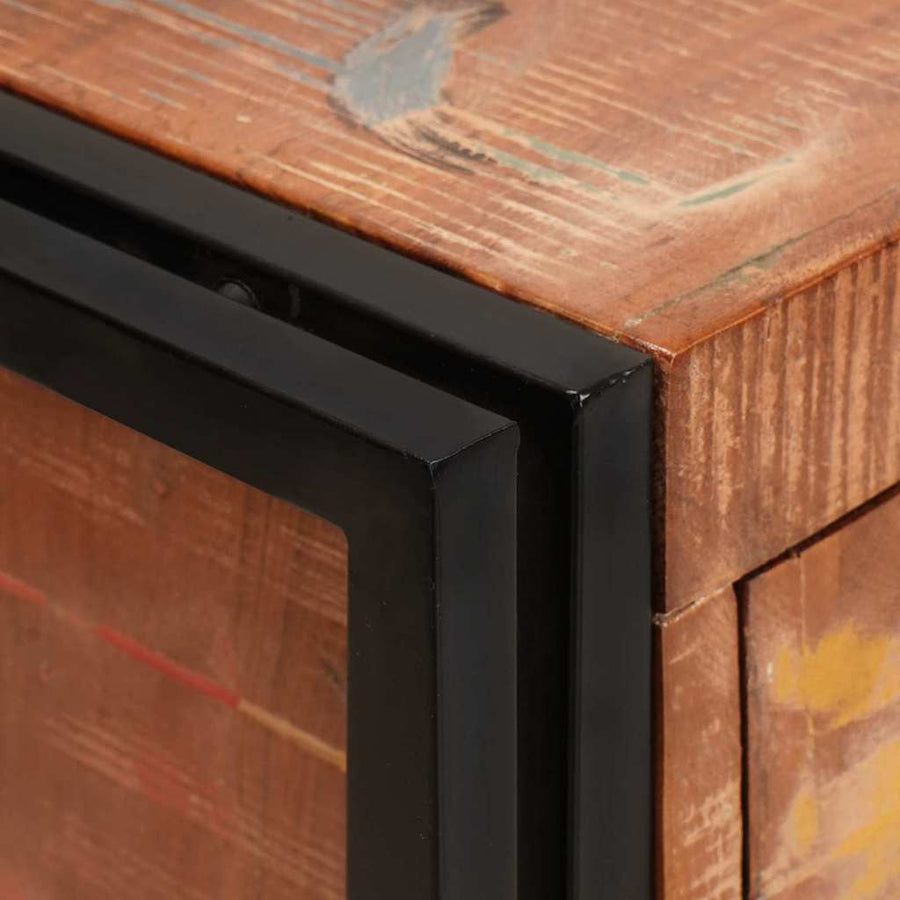 Dressoir met deuren Bruin Massief Gerecycled Hout en Metaal