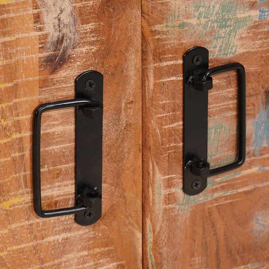 Dressoir met deuren Bruin Massief Gerecycled Hout en Metaal