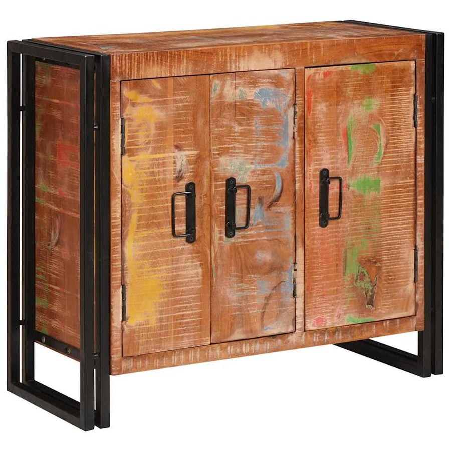 Dressoir met deuren Bruin Massief Gerecycled Hout en Metaal