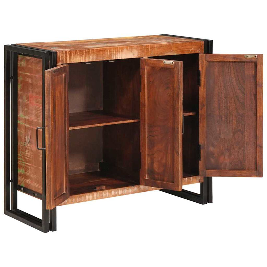 Dressoir met deuren Bruin Massief Gerecycled Hout en Metaal