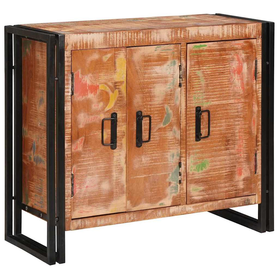 Dressoir met deuren Bruin Massief Gerecycled Hout en Metaal