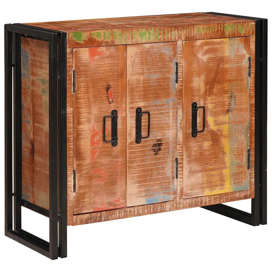 Dressoir met deuren Bruin Massief Gerecycled Hout en Metaal