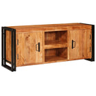 TV-kast massief acaciahout 120x30x50 cm bruin