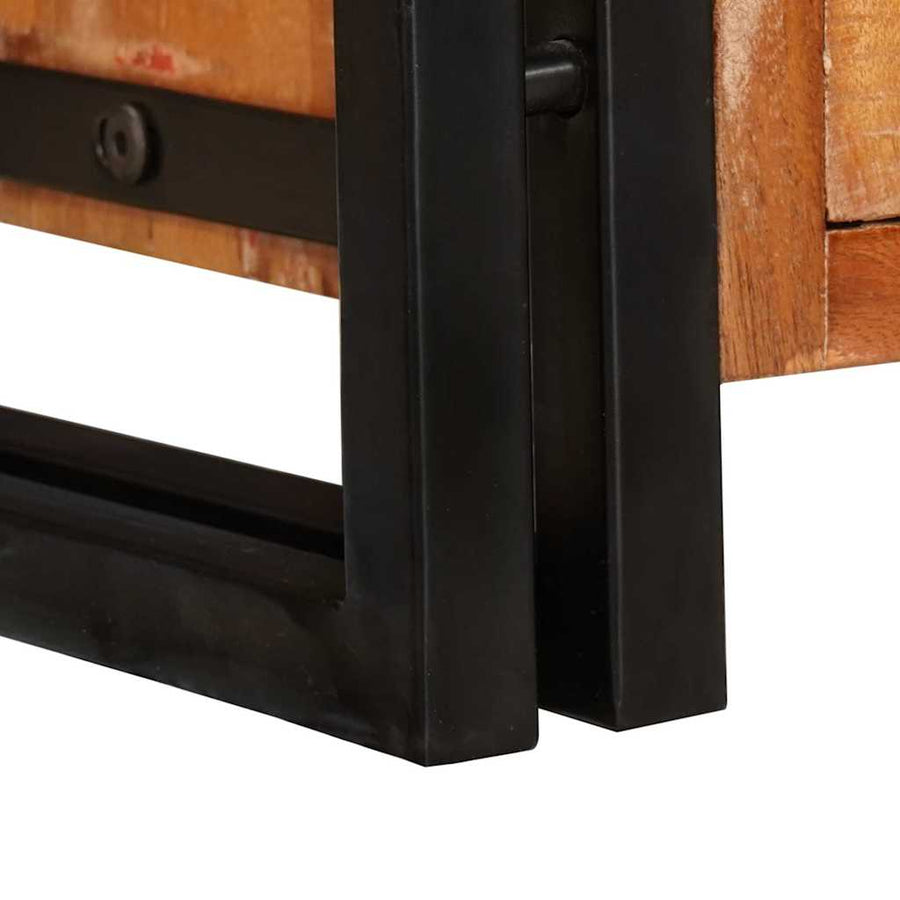 TV-kast Multikleur 120 x 30 x 50 cm massief gerecycled hout