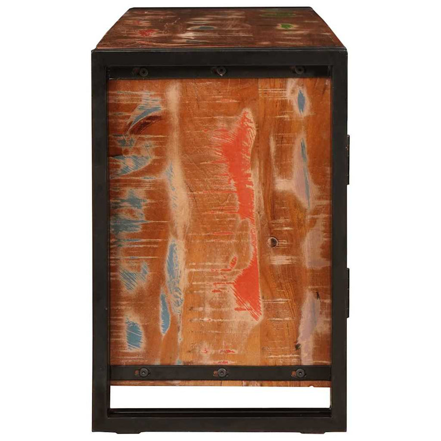 TV-kast Multikleur 120 x 30 x 50 cm massief gerecycled hout