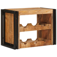 Wijnrek Bruin 100 x 45 x 33 cm Massief Ruw Mango Hout
