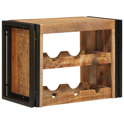 Wijnrek Bruin 100 x 45 x 33 cm Massief Ruw Mango Hout