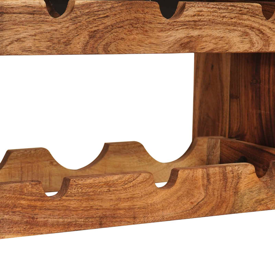 Wijnrek Bruin 100 x 45 x 33 cm Massief Acaciahout