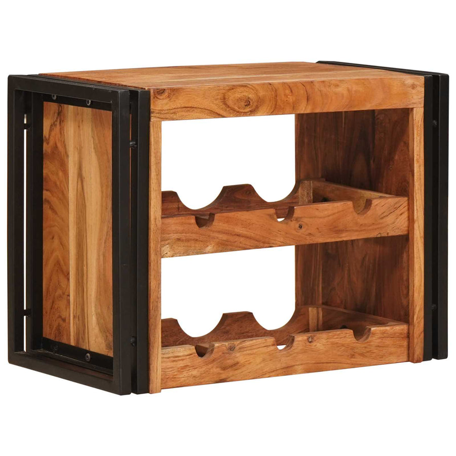 Wijnrek Bruin 100 x 45 x 33 cm Massief Acaciahout