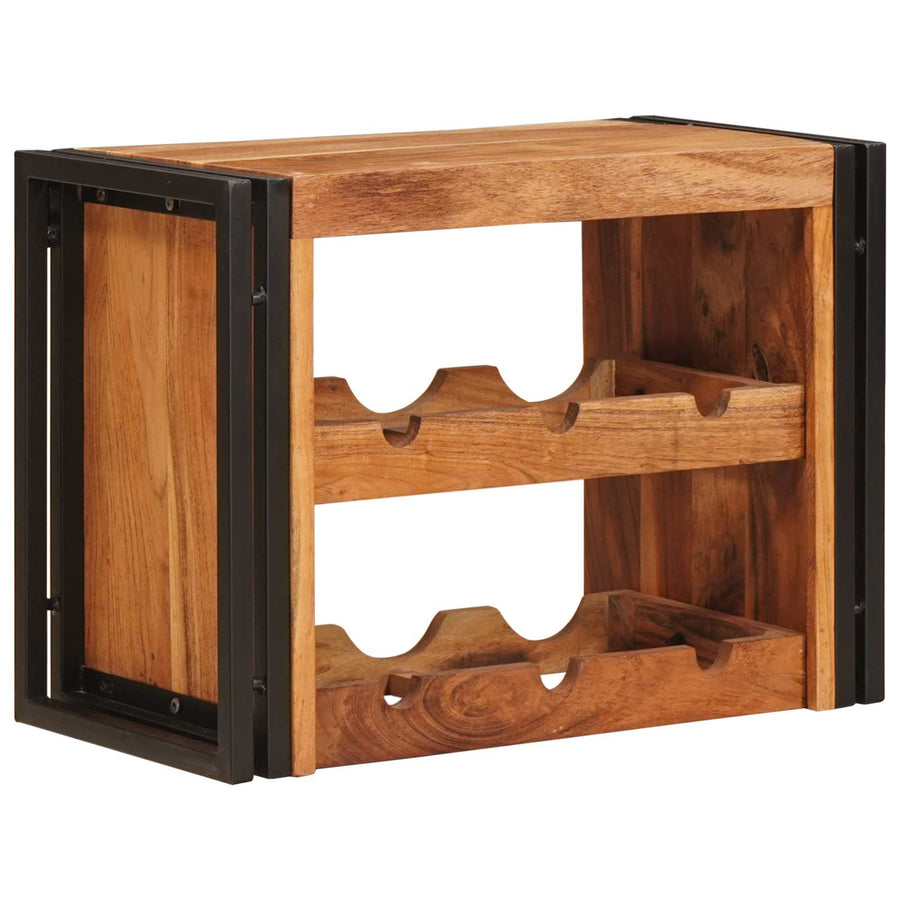 Wijnrek Bruin 100 x 45 x 33 cm Massief Acaciahout
