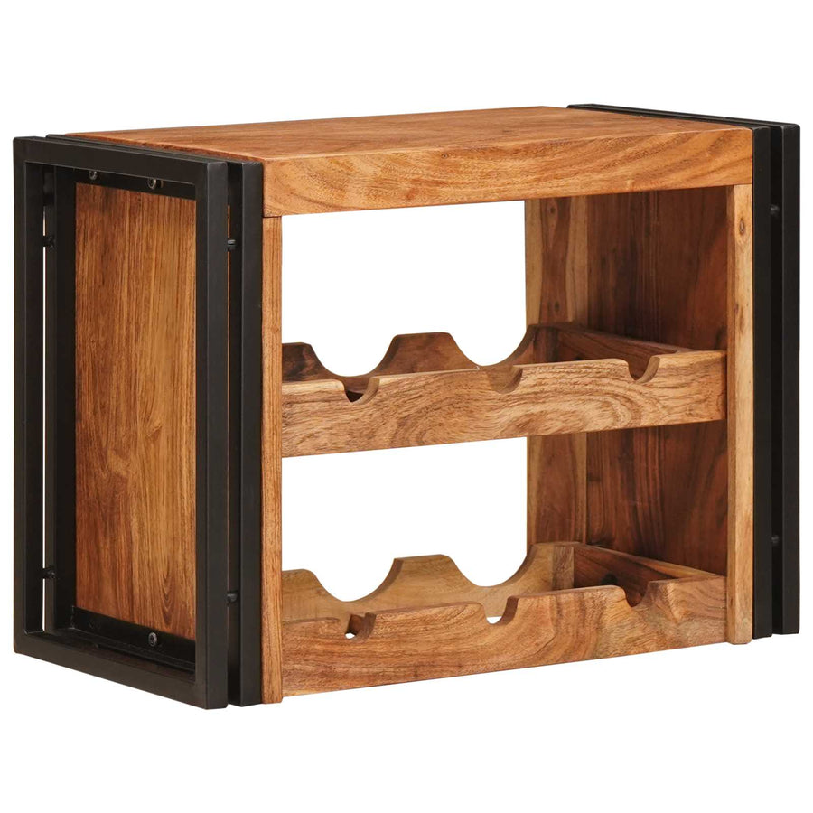 Wijnrek Bruin 100 x 45 x 33 cm Massief Acaciahout