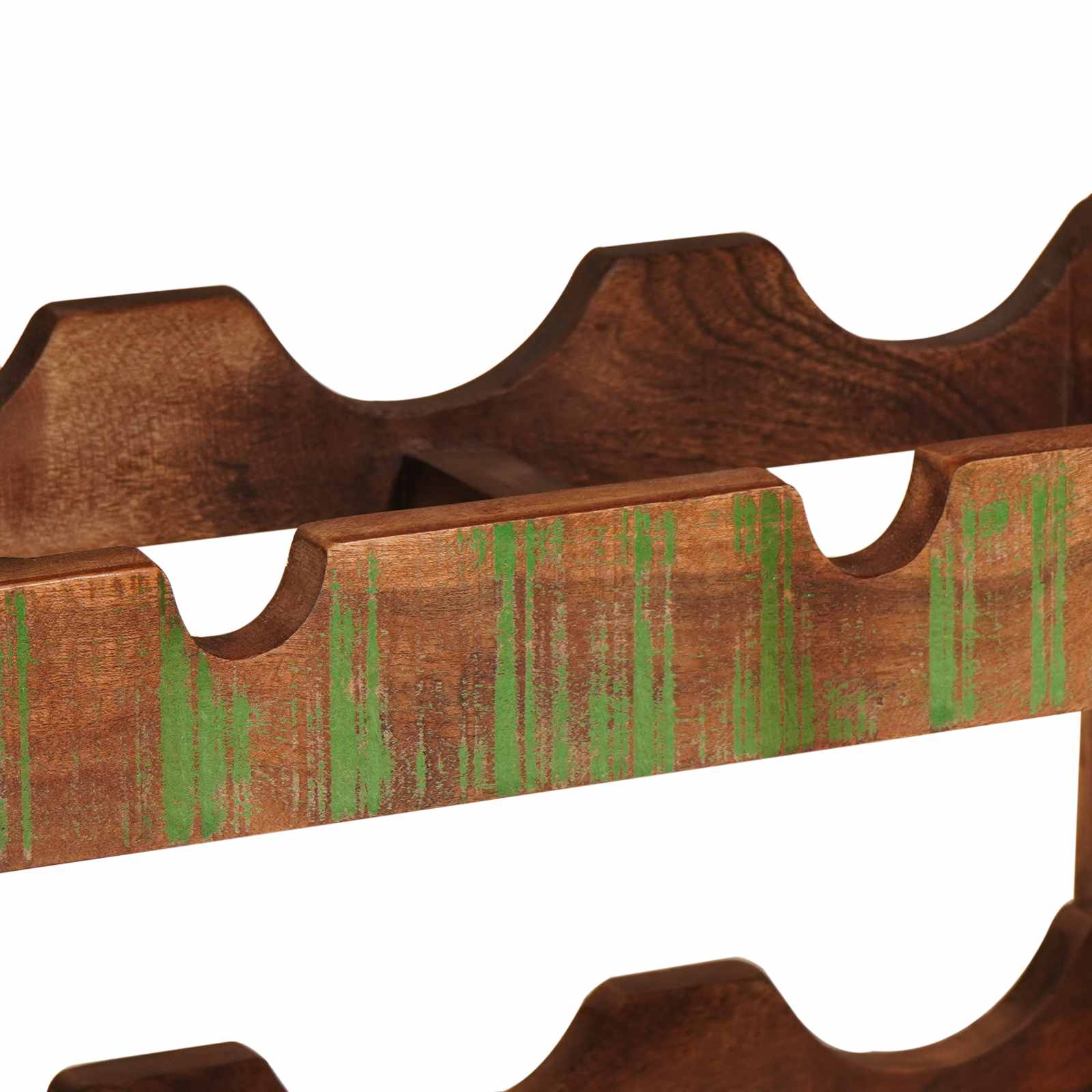 Wijnrek Bruin 100 x 45 x 33 cm Massief gerecycled hout