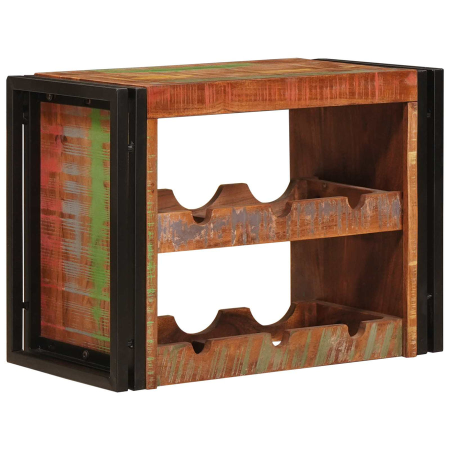 Wijnrek Bruin 100 x 45 x 33 cm Massief gerecycled hout