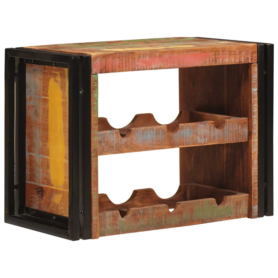 Wijnrek Bruin 100 x 45 x 33 cm Massief gerecycled hout