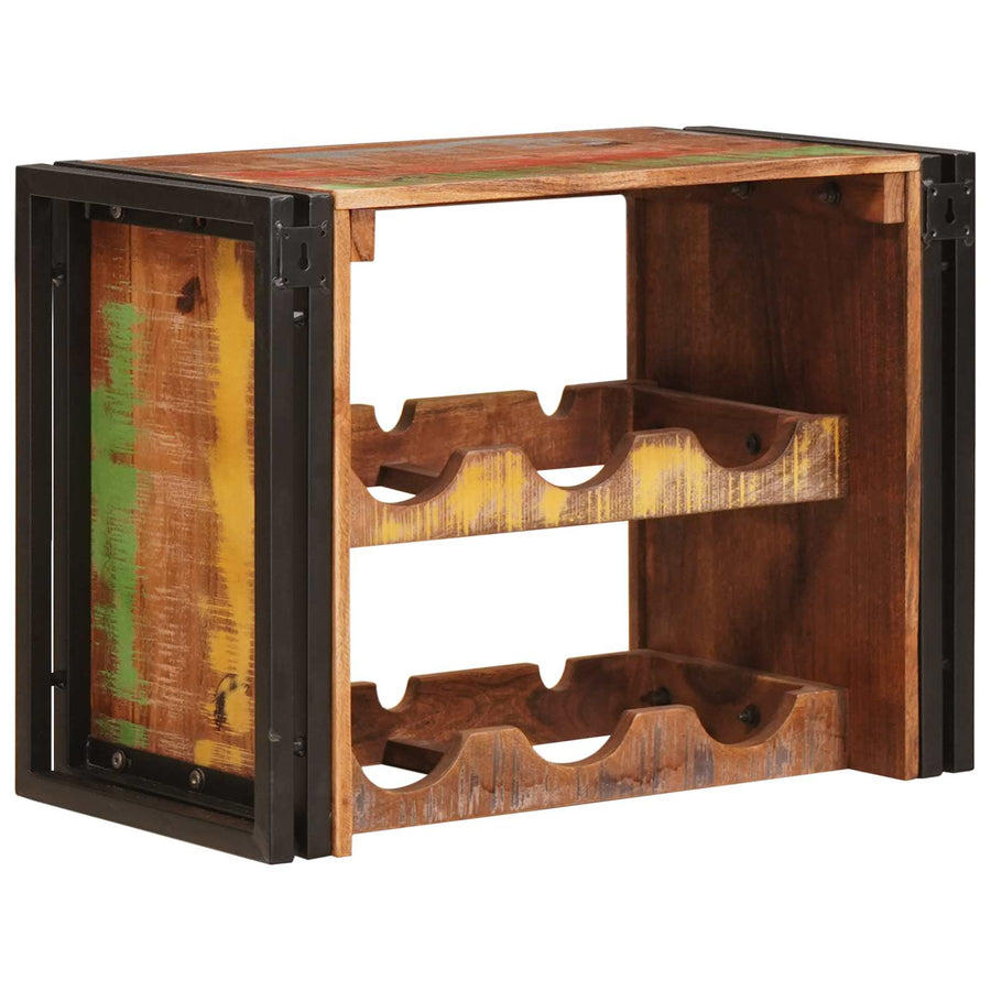 Wijnrek Bruin 100 x 45 x 33 cm Massief gerecycled hout