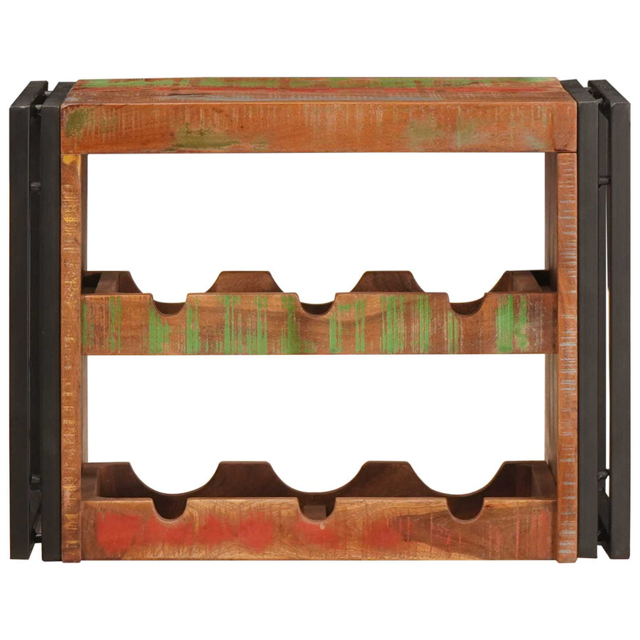 Wijnrek Bruin 100 x 45 x 33 cm Massief gerecycled hout