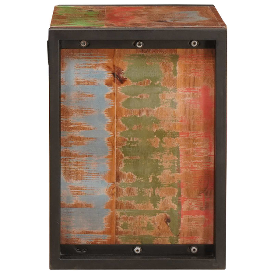 Wijnrek Bruin 100 x 45 x 33 cm Massief gerecycled hout
