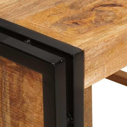 Wijnrek Bruin 100 x 45 x 33 cm Massief Ruw Mango Hout