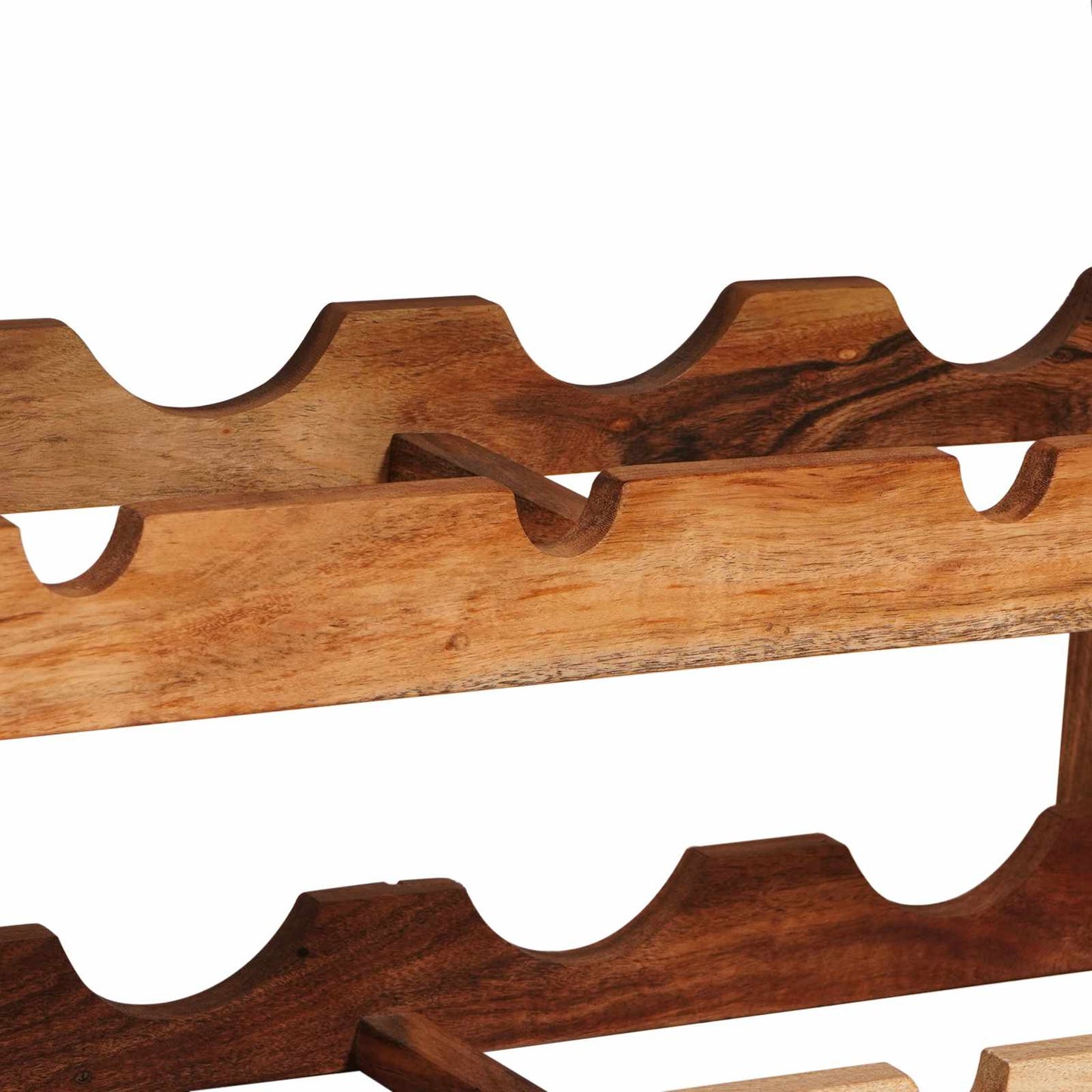 Wijnrek Bruin 100 x 45 x 33 cm Massief Acaciahout